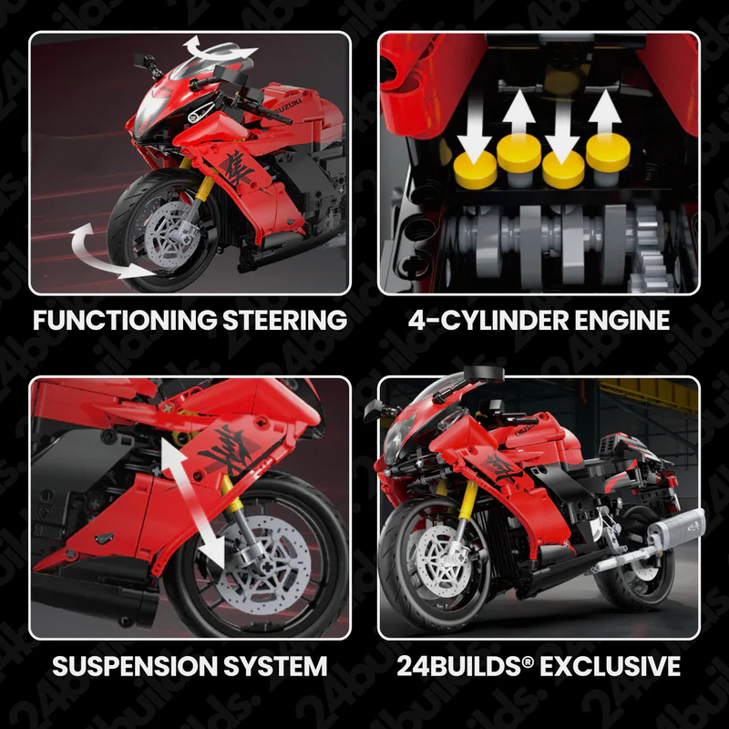 Suzuki Hayabusa | 1044pcs - Image 6