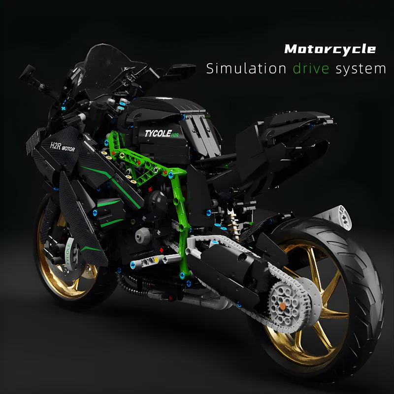 "Hurricane" H2-R Motorbike | 1808pcs - Image 5