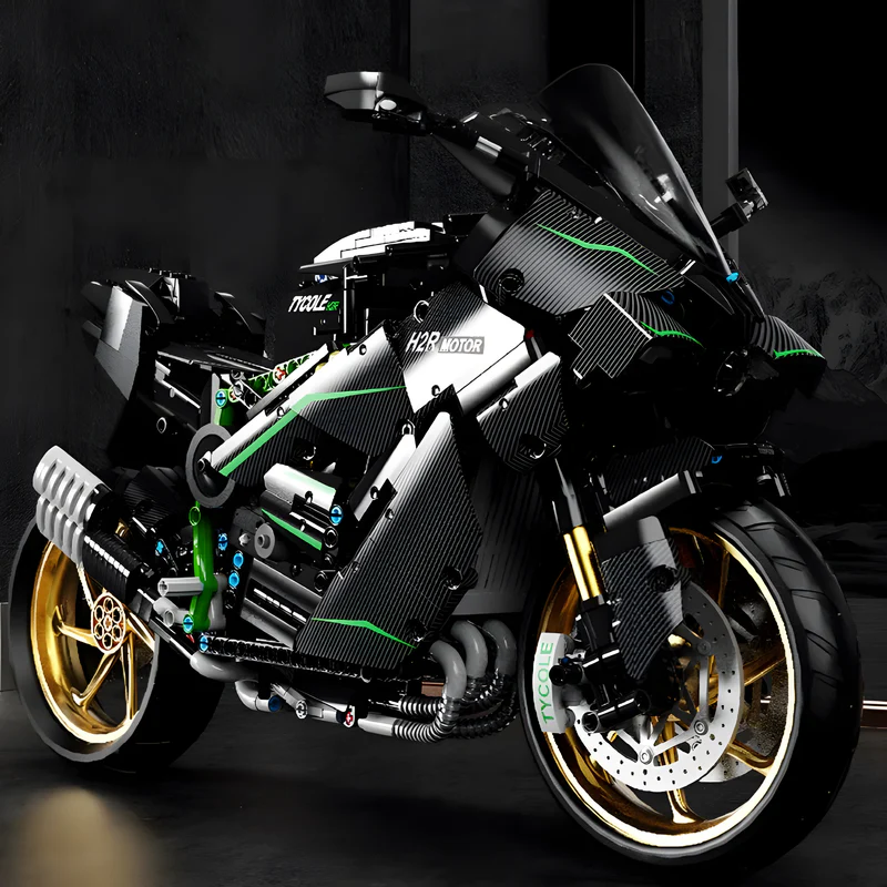 "Hurricane" H2-R Motorbike | 1808pcs - Image 3
