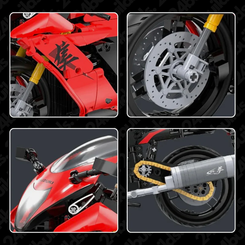 Suzuki Hayabusa | 1044pcs - Image 7